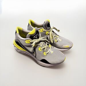 Men’s Nike Renew Run CW7437-006 Grey Fog Volt-size 11W Gym Shoe